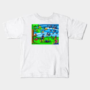 Birds, Birds, Birds Kids T-Shirt